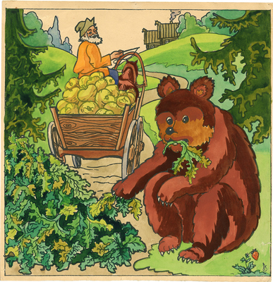 Смолин Александр Максимович. Лот из пяти иллюстраций к сказкам 